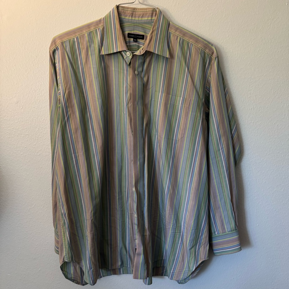 Robert Talbott Men’s Striped Button Down Shirt (18-36) $35
